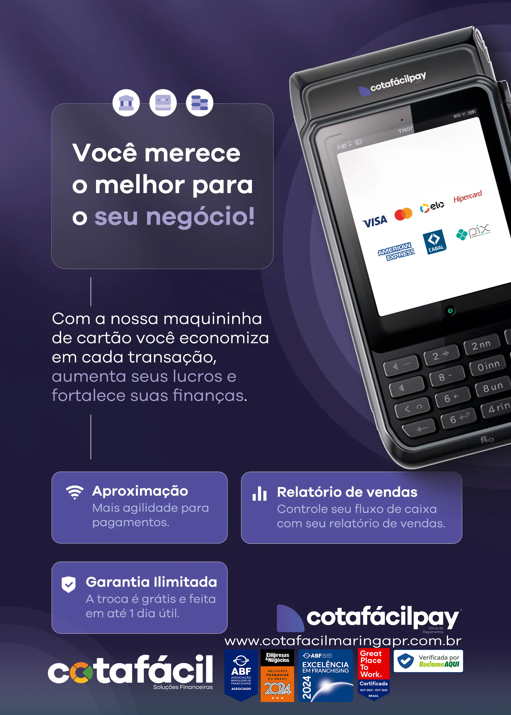 Máquina de Cartão PF